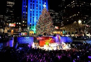 Árbol de Navidad en el Rockefeller Center Árbol de Navidad en el Rockefeller Center