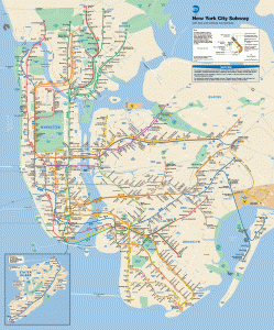 Mapa del Metro de Nueva York