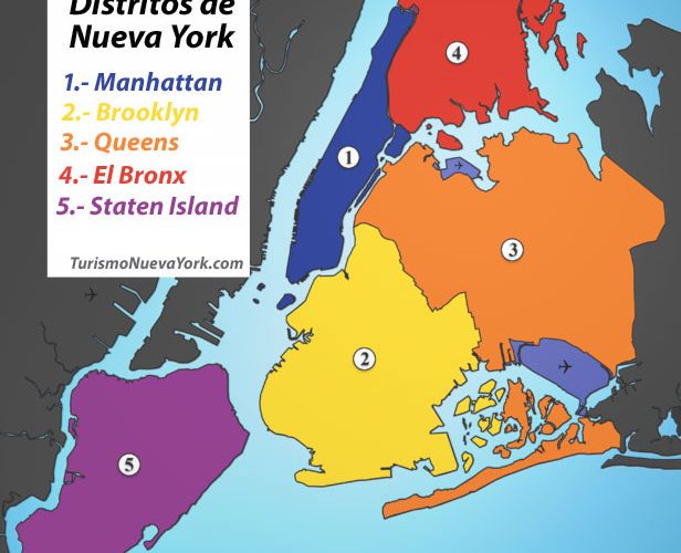 Geografía de Nueva York - Turismo Nueva York