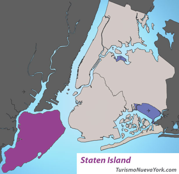 Mapa de Staten Island 
