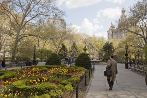 City Hall Park en primavera