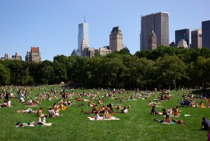 Clima caluroso de julio en Nueva York