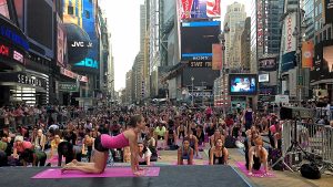 Actividades en las calles de Nueva York