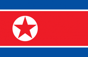 Bandera de Corea del Norte