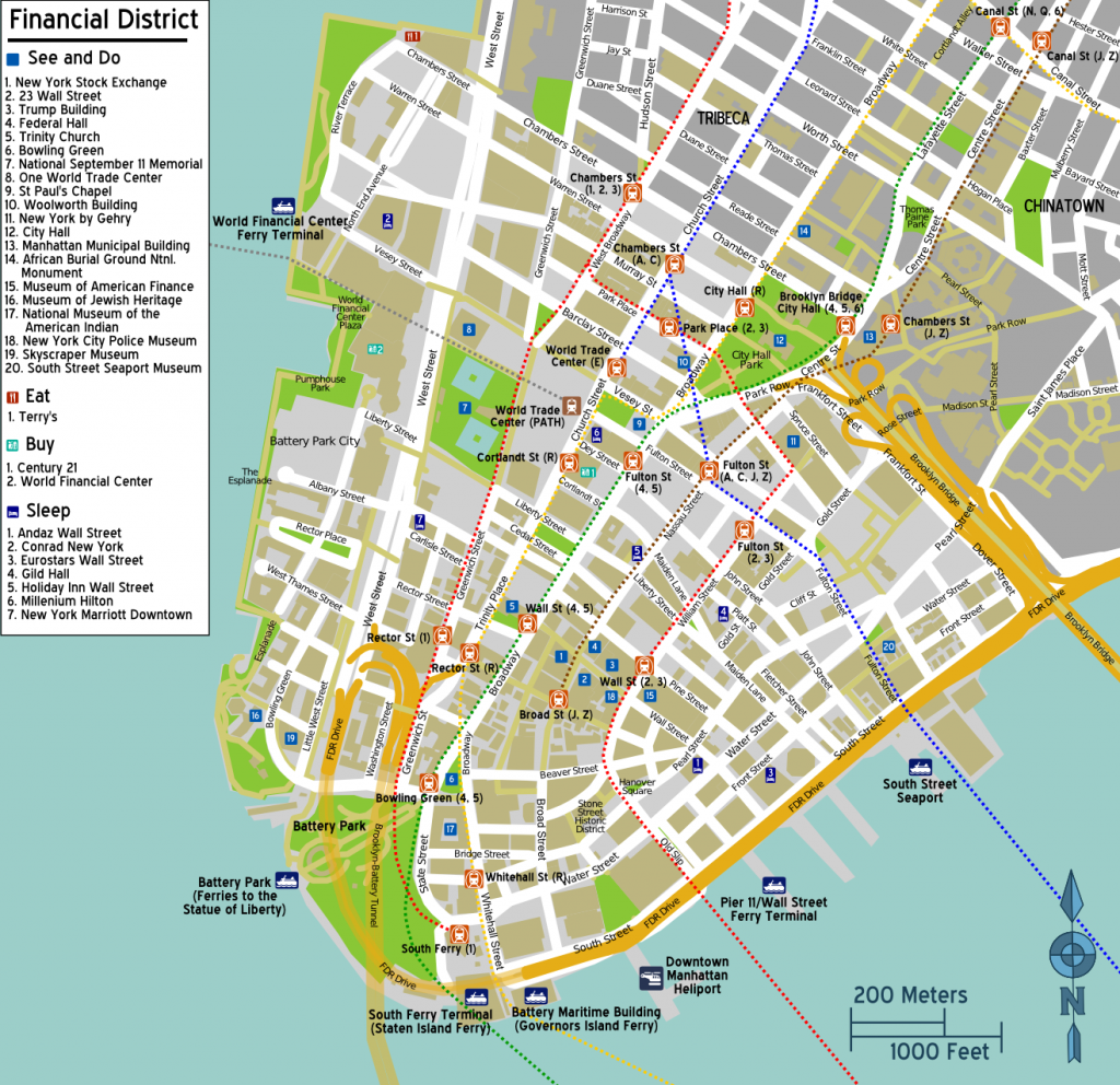 Mapa De Manhattan Turismo Nueva York Lugares Turísticos Qué Ver